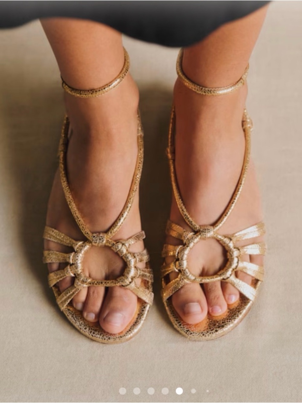 Sezane GLORIA LOW SANDALS size 8 - Picture 6 of 12